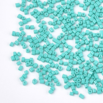 Baking Paint Glass Beads SEED-S023-11B-14-1