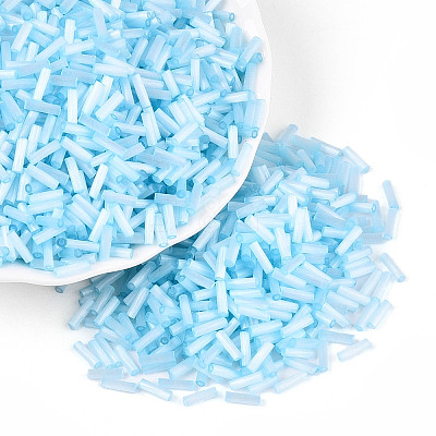 Glass Bugle Beads X-SEED-N007-28H-1