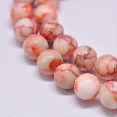 Natural Red Netstone Beads Strands G-F352-10mm-1