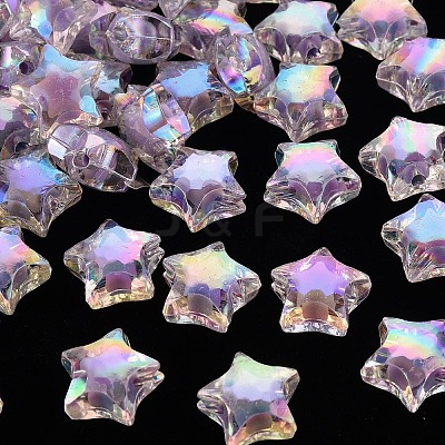 Transparent Acrylic Beads LS-TACR-S152-02D-SS2114-1