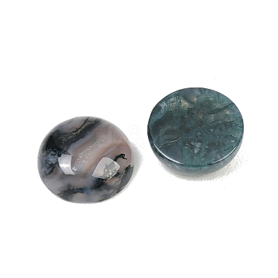 Natural Moss Agate Cabochons G-D367-01A-02-1