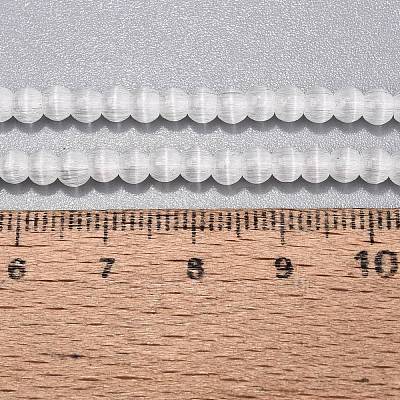 Glass Imitation Cat Eye Beads Strands GLAA-N075-01A-12-1