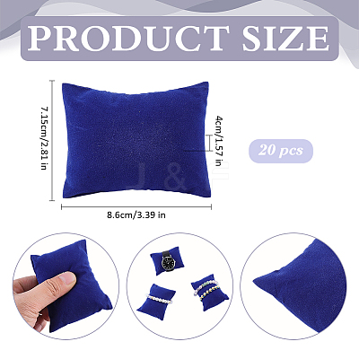 20Pcs Velvet Mini Pillow AJEW-ME0002-97-1