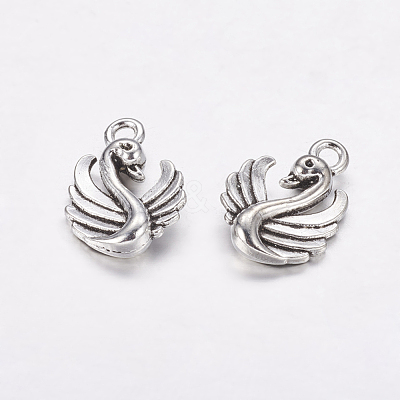Tibetan Style Alloy Pendants TIBEP-E104-AS-1