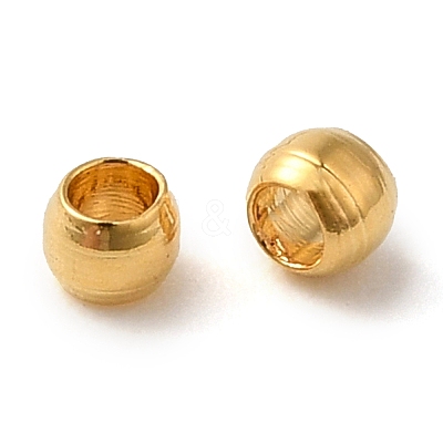 Brass Beads KK-Z062-01G-01-1