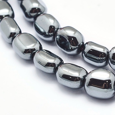 Non-magnetic Synthetic Hematite Beads Strands G-L488-B-15-1