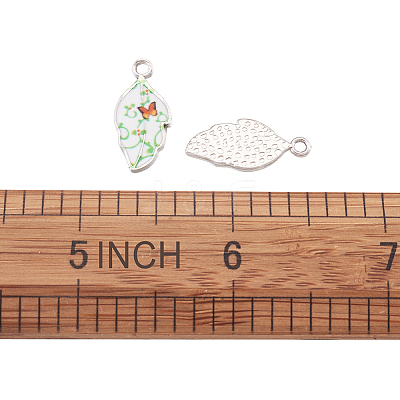 Alloy Enamel Pendants PALLOY-TAC0009-25P-B-1