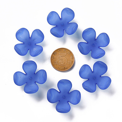 Frosted Acrylic Bead Caps MACR-S371-06A-751-1