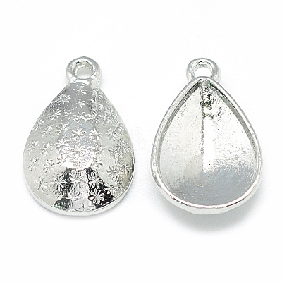 Alloy Pendant Rhinestone Settings PALLOY-T023-14P-1