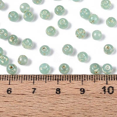 Picasso Baking Paint Glass Seed Beads SEED-N007-35D-1