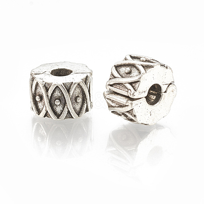 Alloy European Clasps X-PDLC-S001-10-1