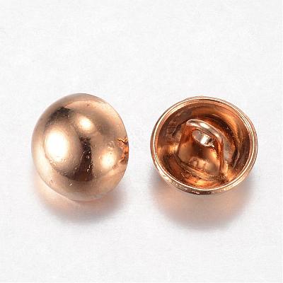 Alloy Shank Buttons BUTT-D054-15mm-06KCG-1