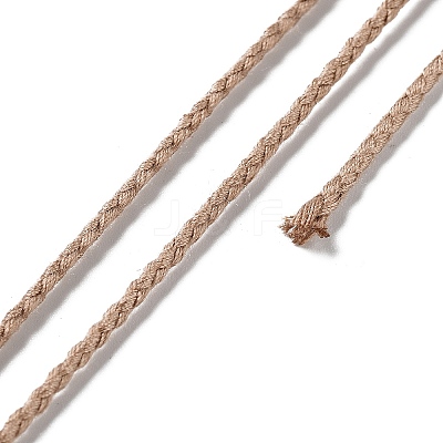 20M Polyester Braided Cord for Jewelry Making OCOR-G015-04A-06-1