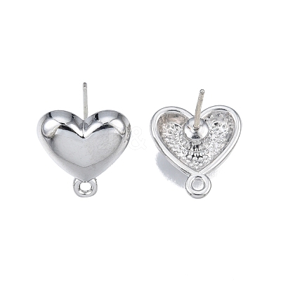 Alloy Stud Earring Findings PALLOY-N150-86P-1