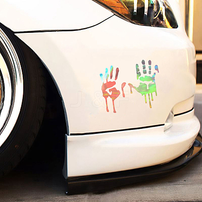 Car Decals- 1 Pcs Hand Car Hood Sticker ST-F711-2-1