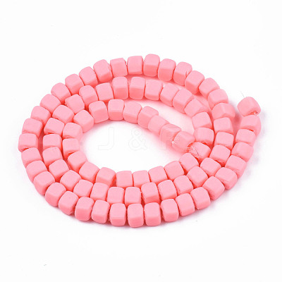 Handmade Polymer Clay Beads Strands CLAY-S092-78L-1
