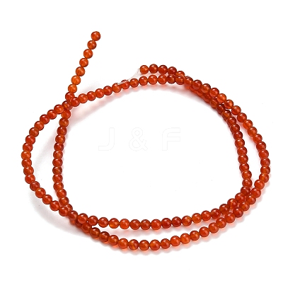 Natural Carnelian Beads Strands G-Z116-A22-3mm-1