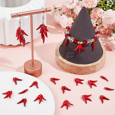 60Pcs 3 Styles Spray Painted Alloy Pendants FIND-SC0009-05-1