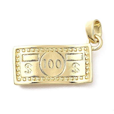 Brass Pendants KK-P336-37G-1