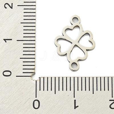Non-Tarnish 201 Stainless Steel Connectors Charm STAS-M015-24P-1