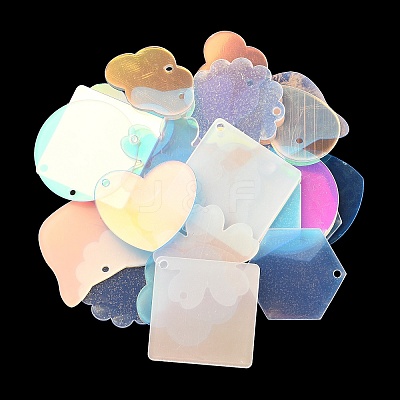 Acrylic Pendants X1-OACR-B009-01C-1