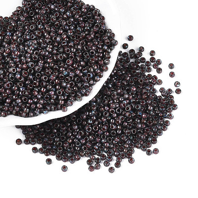 Picasso Cylinder Glass Seed Beads SEED-N011-01C-1