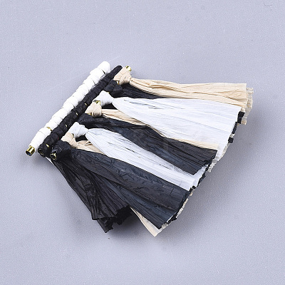 Raffia Tassel Pendant Decoration FIND-T023-17-1