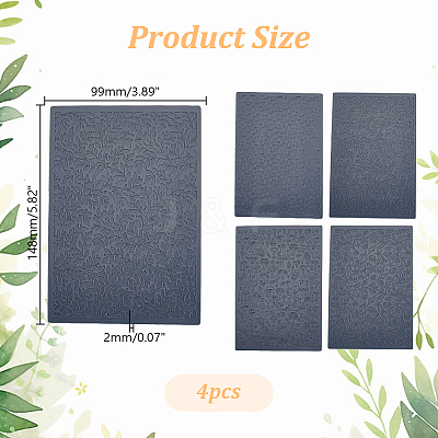 PP Plastic Creasing Plate Sets FIND-WH0152-911D-1