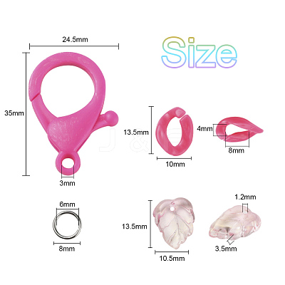 DIY Masks Chains Making Kits DIY-YW0002-74E-1