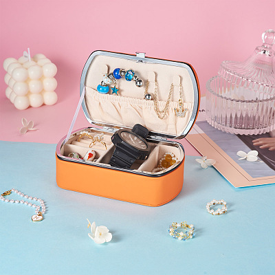PU Leather Jewelry Storage Box LBOX-TAC0001-01B-1