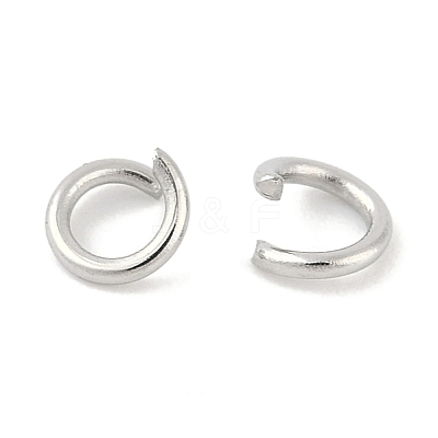 Tarnish Resistant 304 Stainless Steel Open Jump Rings X-STAS-R049-4x0.7mm-1