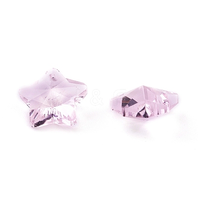 Transparent Glass Pendants GLAA-P037-04-15-1