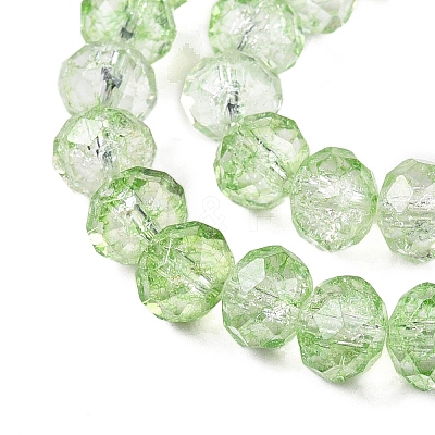 Transparent Glass Beads Strands GLAA-T023-8mm-A02-1