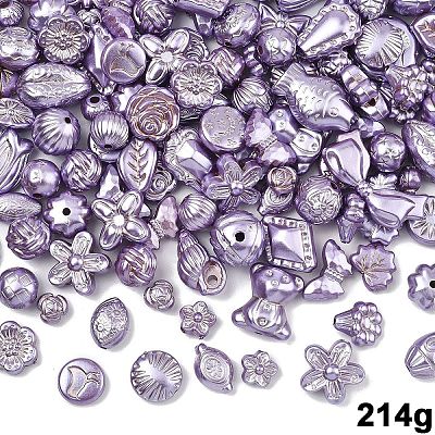 214G Pearlized Opaque Acrylic Beads OACR-YW0004-41C-1