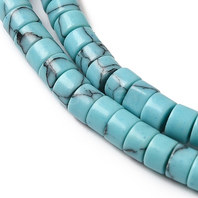 Synthetic Turquoise Beads Strands G-K368-A05-02-1