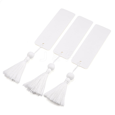 6Pcs Blank Kraft Paper Bookmark AJEW-TADJ0001-31G-1