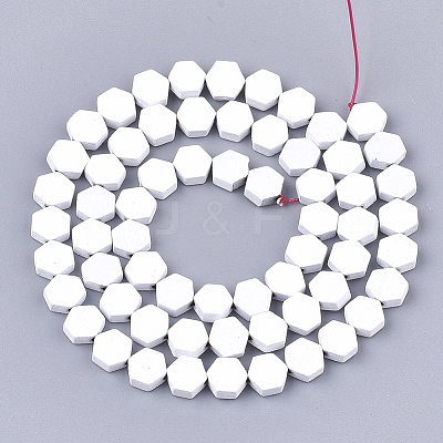 Spray Painted Non-magnetic Synthetic Hematite Beads Strands G-T116-03B-16-1