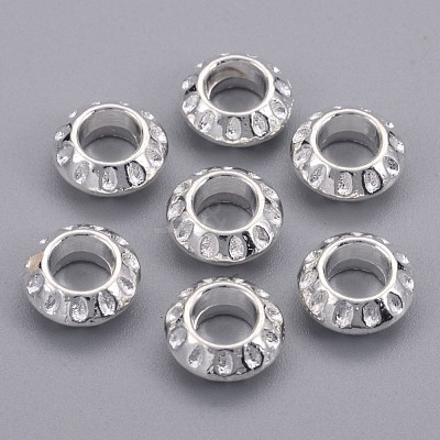 Tibetan Style Alloy European Beads X-TIBEB-EAA386Y-S-FF-1
