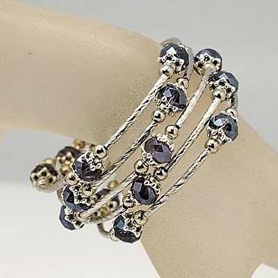 Fashion Wrap Bracelets BJEW-JB00628-03-1
