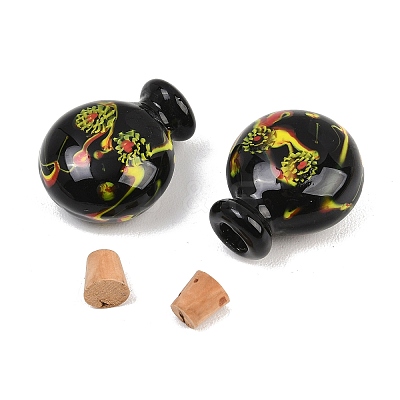 Handmade Lampwork Perfume Bottles LAMP-D007-001-1