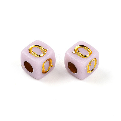 Plating Acrylic Beads OACR-N140-01H-Q-1