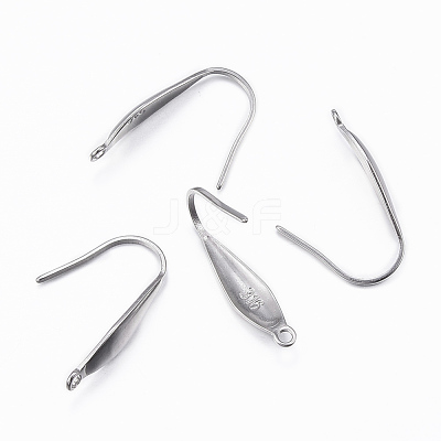 Tarnish Resistant 316 Surgical Stainless Steel Earring Hooks X-STAS-H392-03P-1