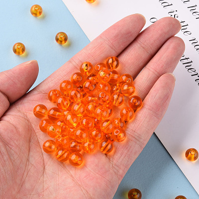 Transparent Acrylic Beads MACR-S370-A8mm-724-1