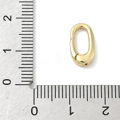 Brass Spring Gate Rings KK-G548-07B-G-1