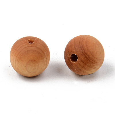 Natural Wood Beads WOOD-R268-8mm-1