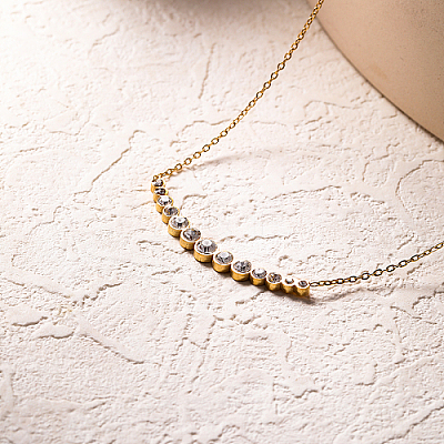 201 Stainless Steel Pendant Necklaces KE4254-1