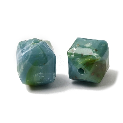 Opaque Acrylic Imitation Gemstone Beads OACR-G061-03B-1