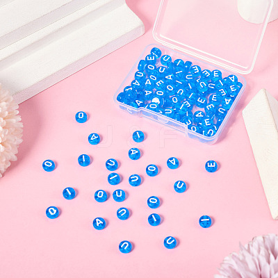 100Pcs 5 Styles Transparent Acrylic Beads OACR-TA0003-48B-1