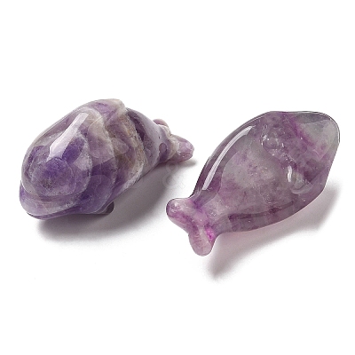 Natural Amethyst Sculpture Display Decorations DJEW-Q002-02B-1
