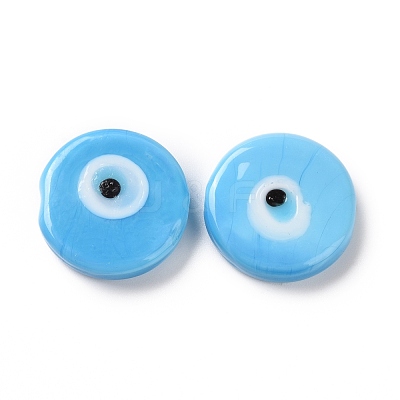 Handmade Evil Eye Lampwork Beads LAMP-E026-01A-1